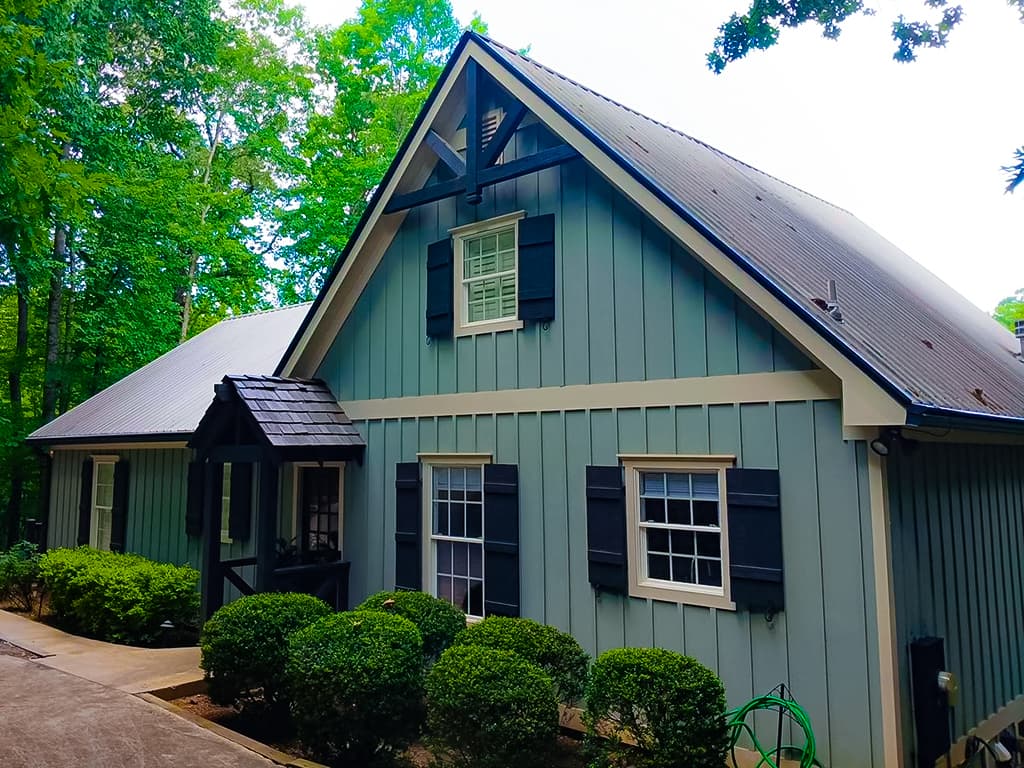 Residential exterior repaint completed by ProFound Painting LLC in North Georgia